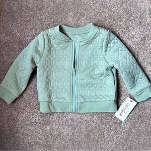 Cat & Jack Quilted Green Baby Jacket